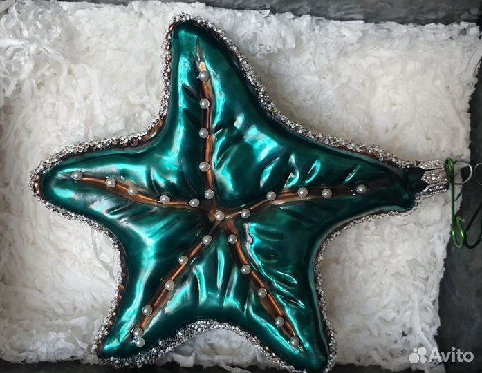 Елочные игрушки из стекла Польша