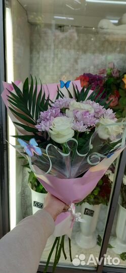 Живые цветы Букеты