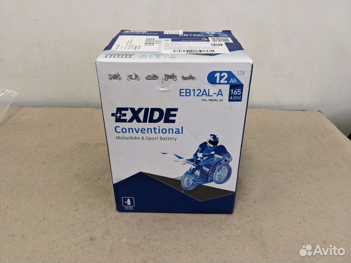 Аккумулятор для мотоцикла Exide EB12AL-A