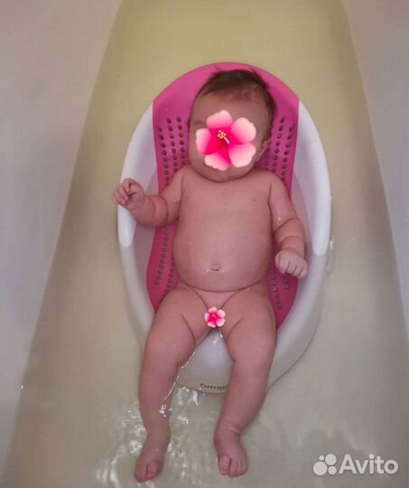 Горка для купания для малышей до года