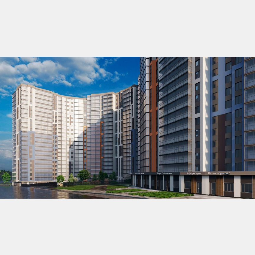 Квартира-студия, 23,2 м², 19/22 эт.