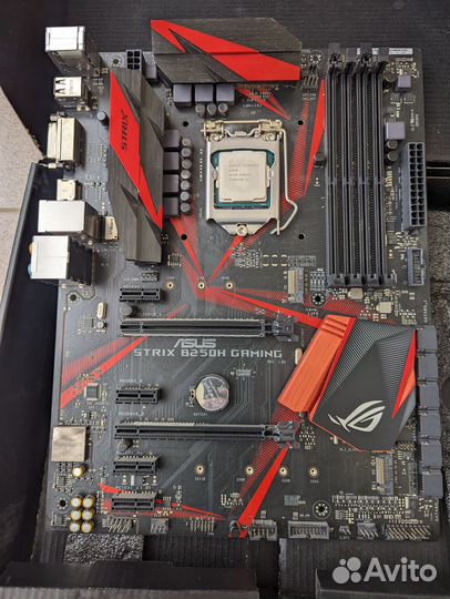 Материнская плата Asus strix b250h gaming
