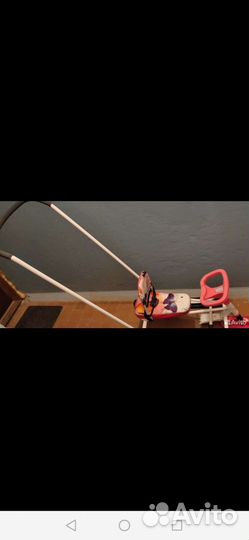 Детский снегокат с ручкой