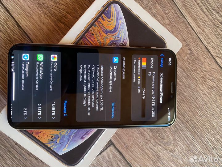 iPhone Xs, 256 ГБ