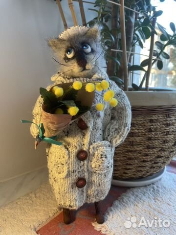 Авторские валяные коты