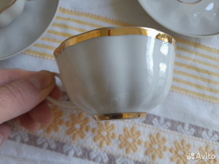 Три чайные пары Дулёво СССР