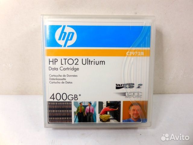 Ленточный картридж 400GB HP Ultrium LTO2 C7972A