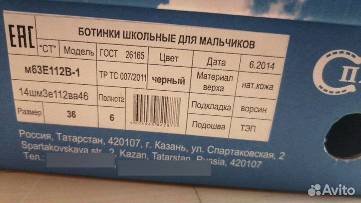 Ботинки на мальчика