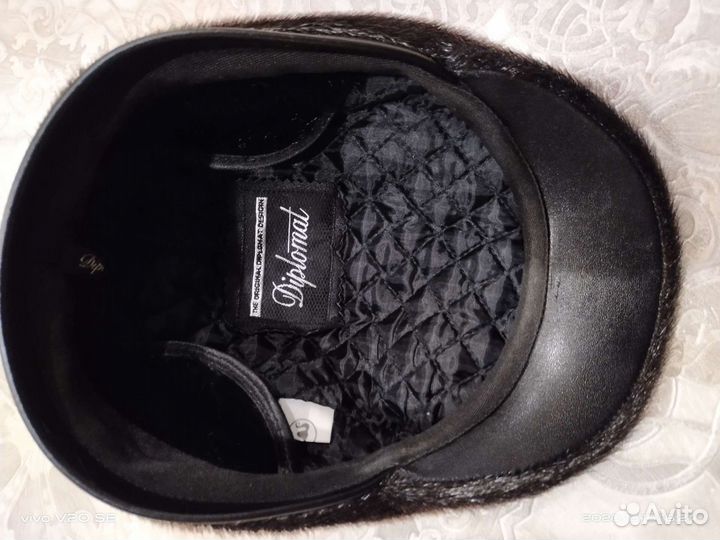 Меховая мужская кепка