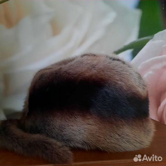 Шапка норковая женская