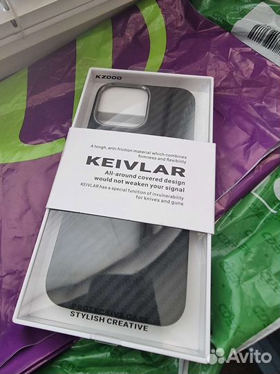 Новый чехол Keivlar на iPhone 14 Pro Max