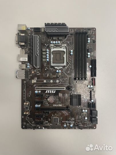 Материнская плата MSI Z270-A PRO LGA 1151