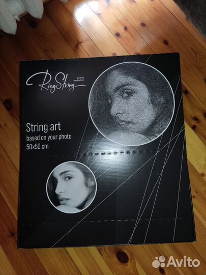 Ring string набор для создания картины нитью