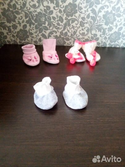 Носки, гольфы, пинетки, царапки и колготки