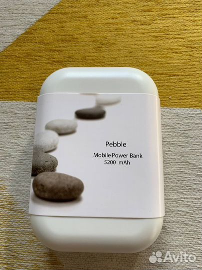 Внешний аккумулятор Pebble 5200 мАч, винный