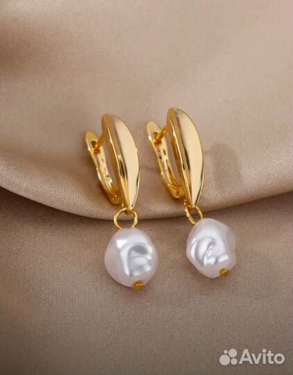 Чокер ожерелье натуральный жемчуг