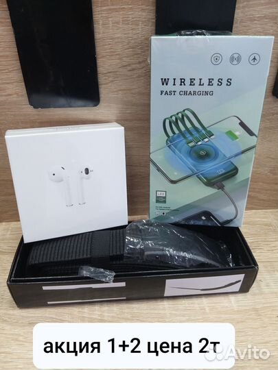 Беспроводные наушники apple airpods