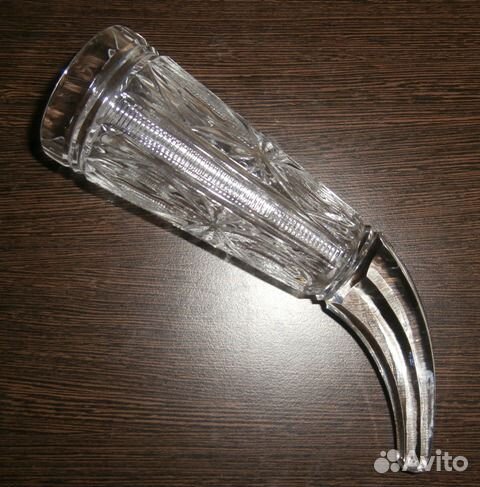 Рог хрустальный советский 125 мл