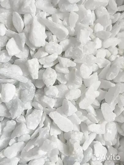 Камни декоративные белые 10-20 мм 3,5 кг