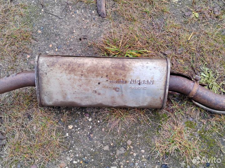 Глушитель резонатор Nissan x-trail T31