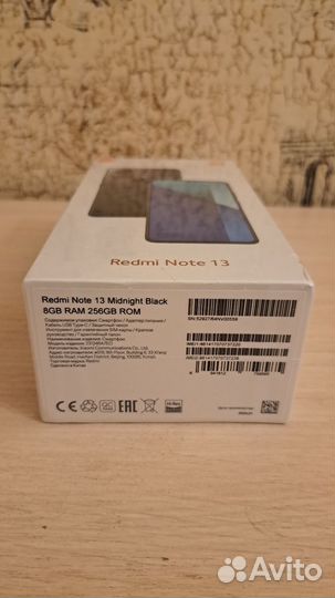 Xiaomi Redmi Note 13, 8/256 ГБ