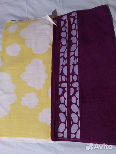 Махровые полотенца новые