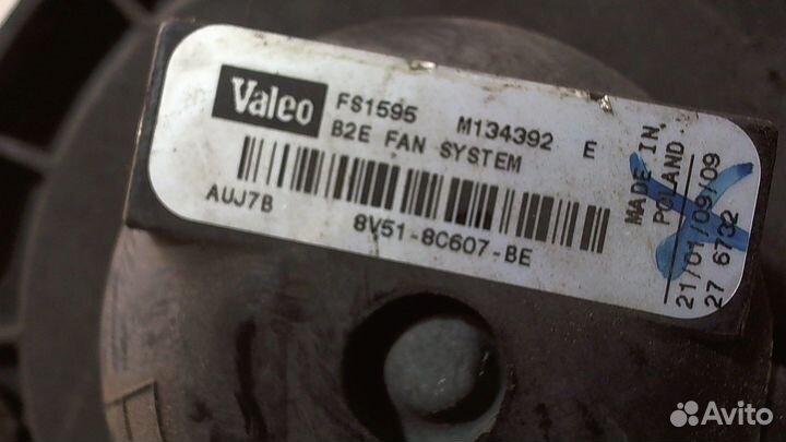 Вентилятор радиатора Ford Fiesta, 2009