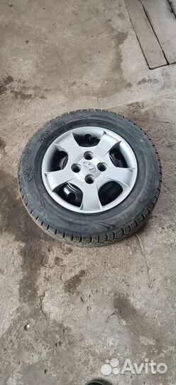 Колёса на hyundai акцент родные диски с колпаками
