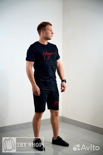 Летний костюм hugo boss мужской