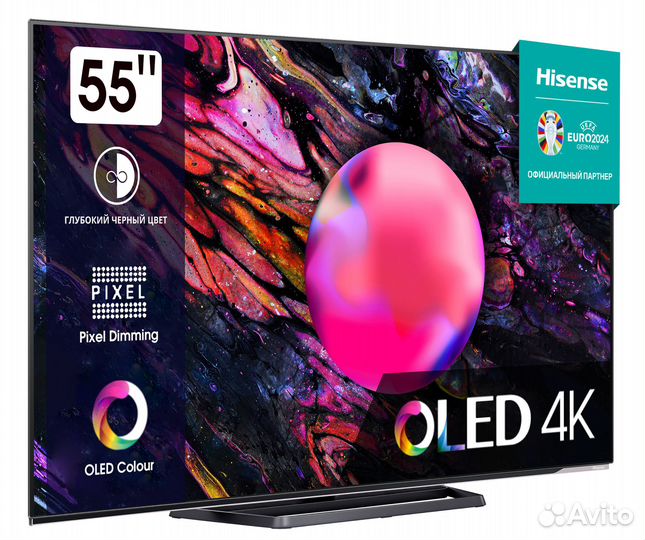 Новые Hisense 55A85K 4K Oled телевизоры