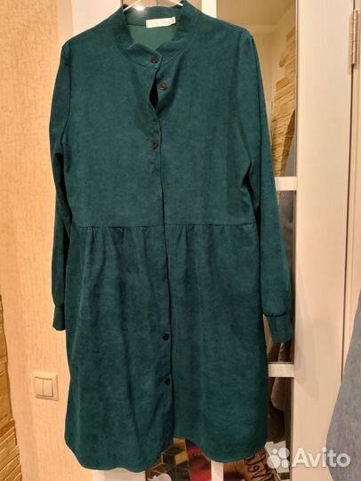 Платье вельветовое теплое женское