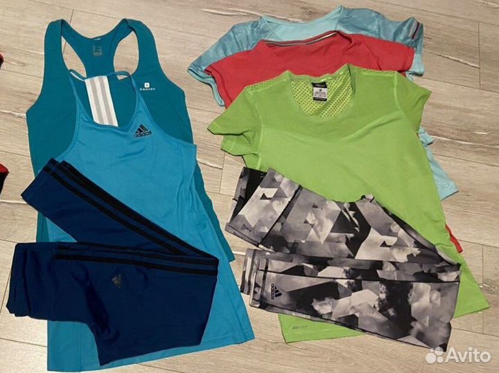 Спортивные вещи adidas, nike, reebok