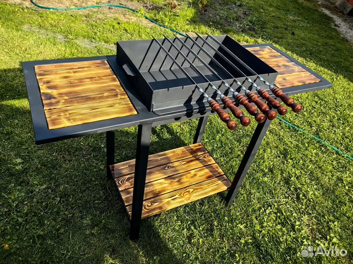 Мангал в стиле лофт