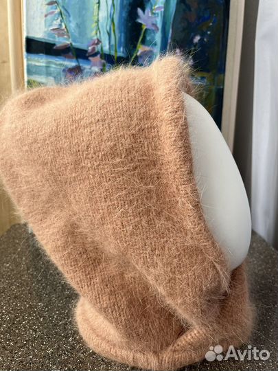 Шапка женская вязаная ручная работа