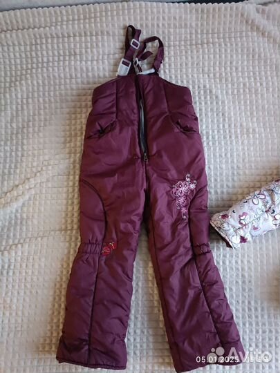 Зимний костюм для девочки 122