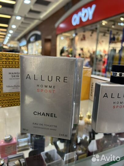 Туалетная вода chanel allure homme sport 100мл