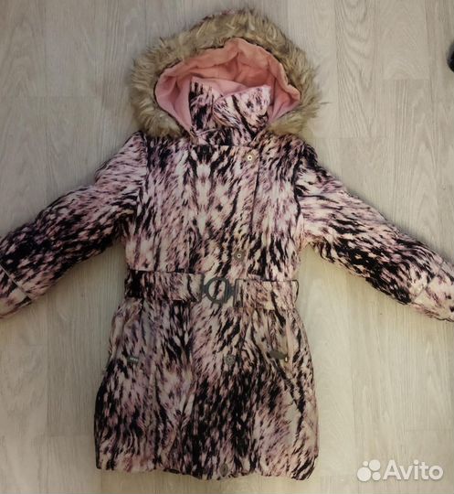 Пуховик для девочки 128