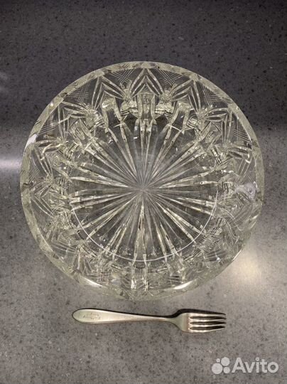 Ваза хрустальная для фруктов