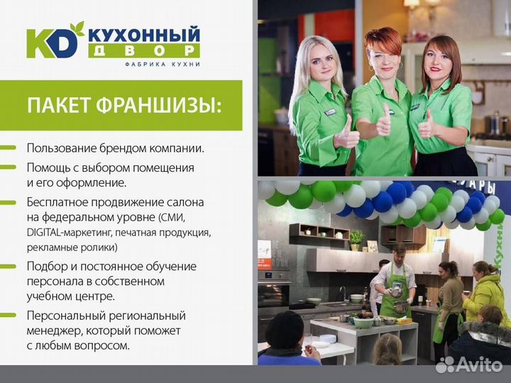 Франшиза. Кухни на заказ. Готовый бизнес