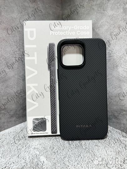 Pitaka Military Grade iPhone 16 Pro Max BlackGrey