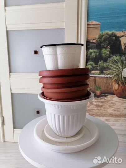 Горшки для цветов бу