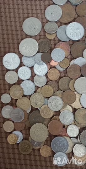Набор иностранных монет. 165 штук без повторов