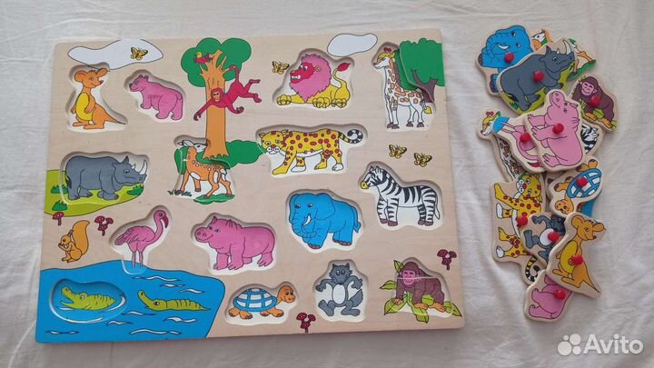 Сортер деревянный игрушка