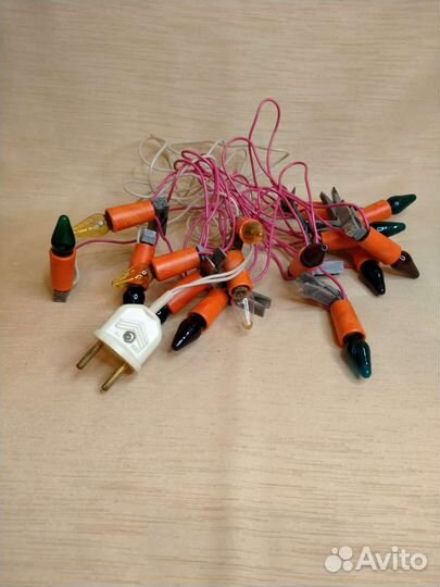 Ёлочная гирлянда/электрогирлянда СССР