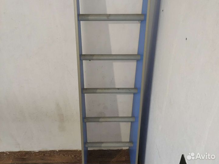 Лестница для кровати синяя