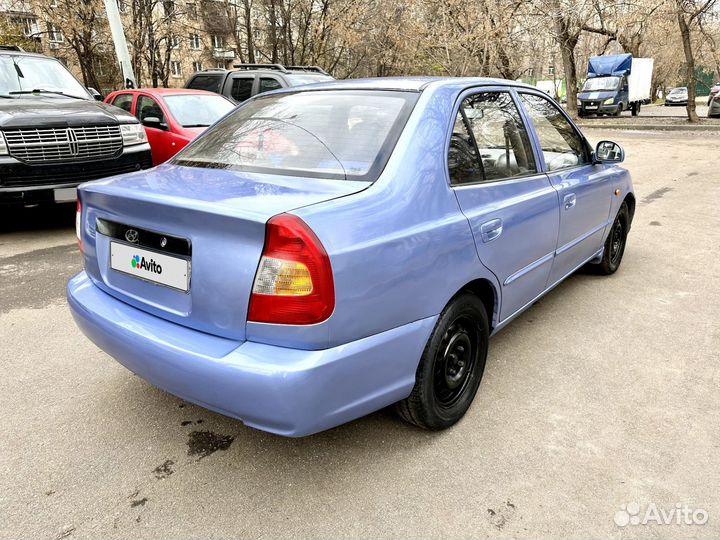 Hyundai Accent 1.5 МТ, 2005, 172 000 км