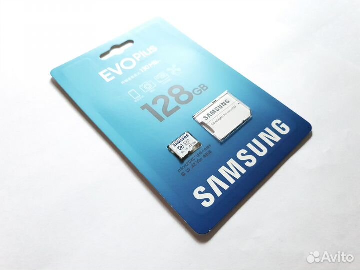 Карта памяти Samsung EVO 128GB micro-SD скоростная