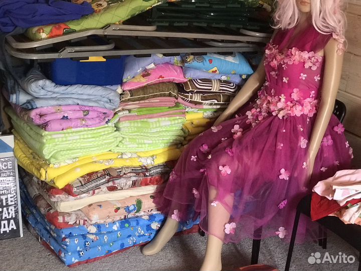 Детские одеяла, матрсы, подушки