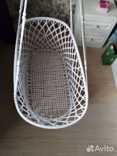 Детская люлька колыбель плетеная подвесная