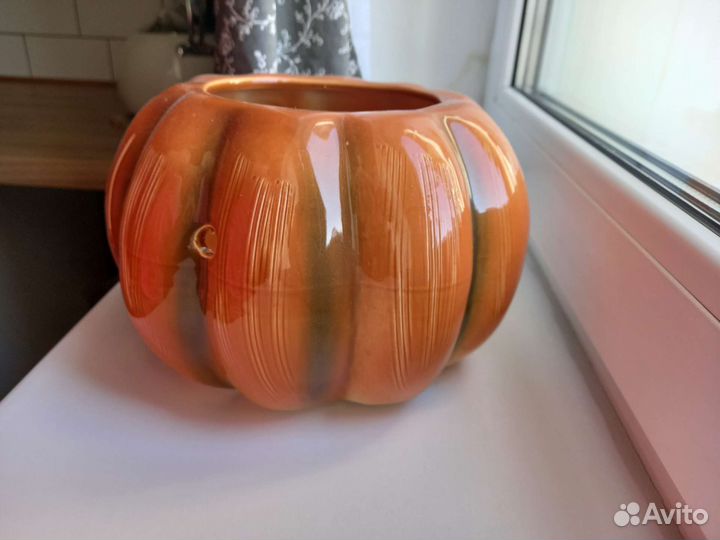 Декоративная тыква / кашпо / емкость